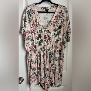 Torrid Pink Floral Romper